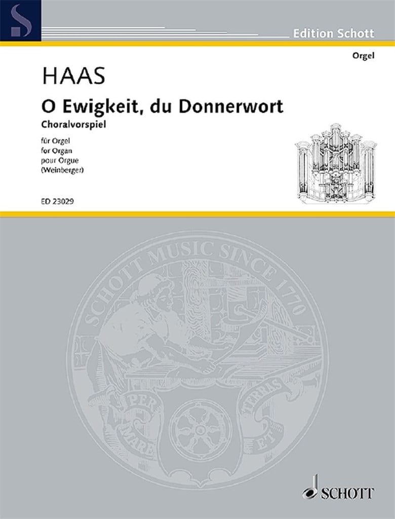O Ewigkeit, Du Donnerwort