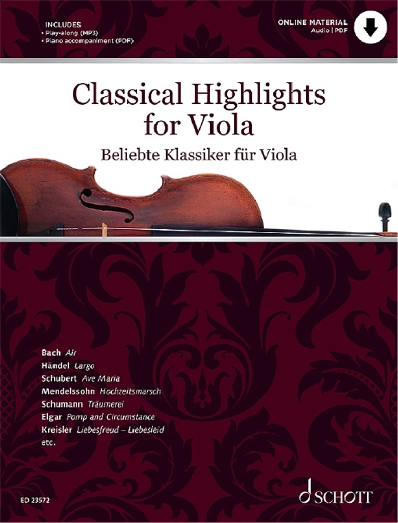 Beliebte Klassiker für Viola