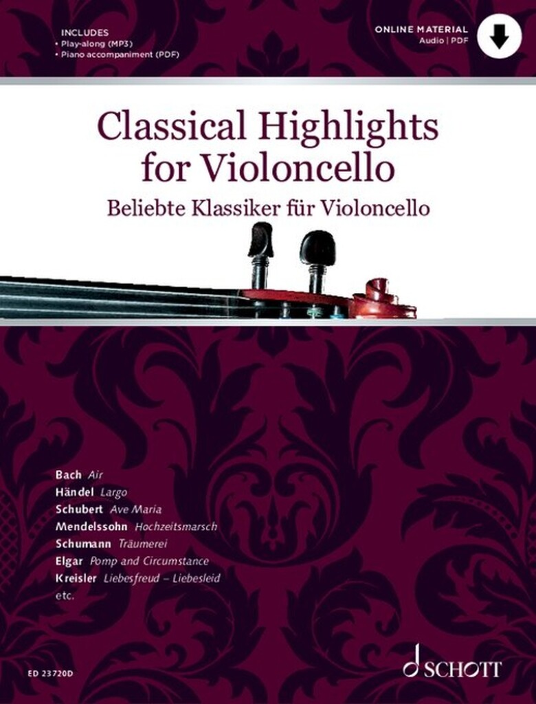 Beliebte Klassiker für Violoncello
