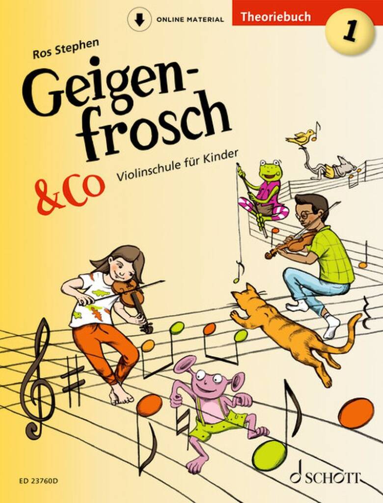 Geigenfrosch & Co: Theoriebuch 1