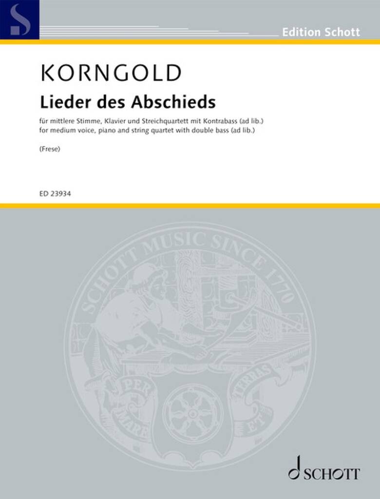 Lieder des Abschieds op. 14