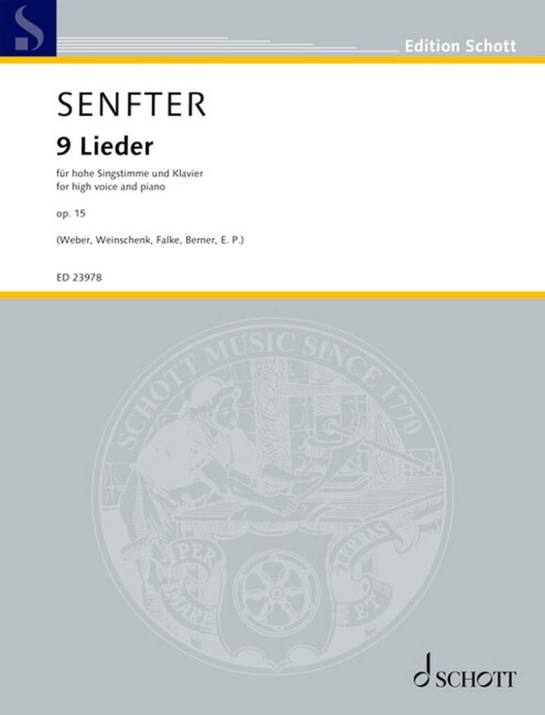 9 Lieder op. 15
