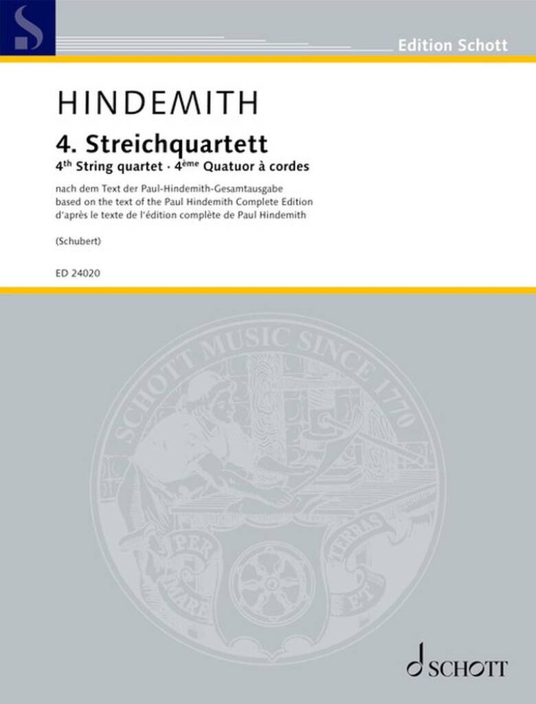 4. Streichquartett op. 22