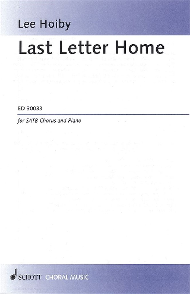 Last Letter Home op. 71