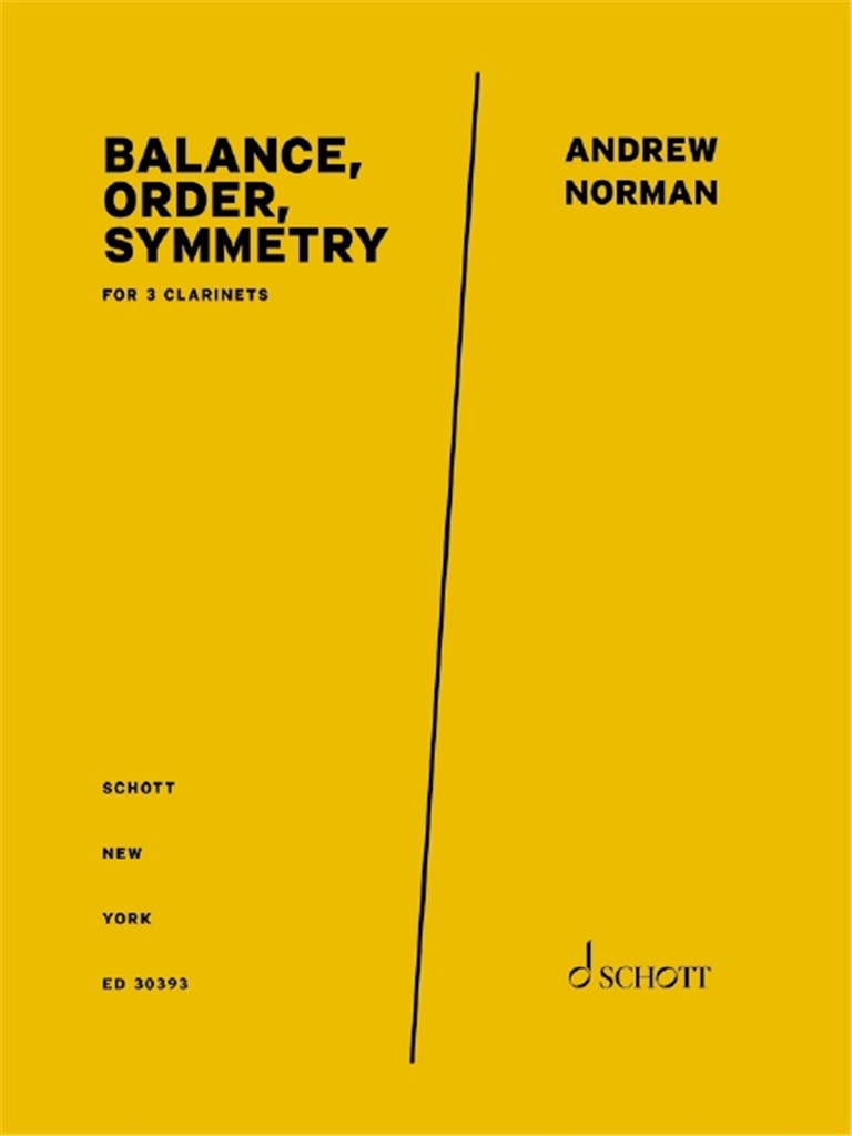 Balance, Order, Symmetry