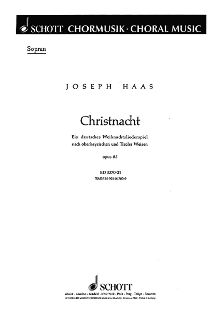 Christnacht op. 85