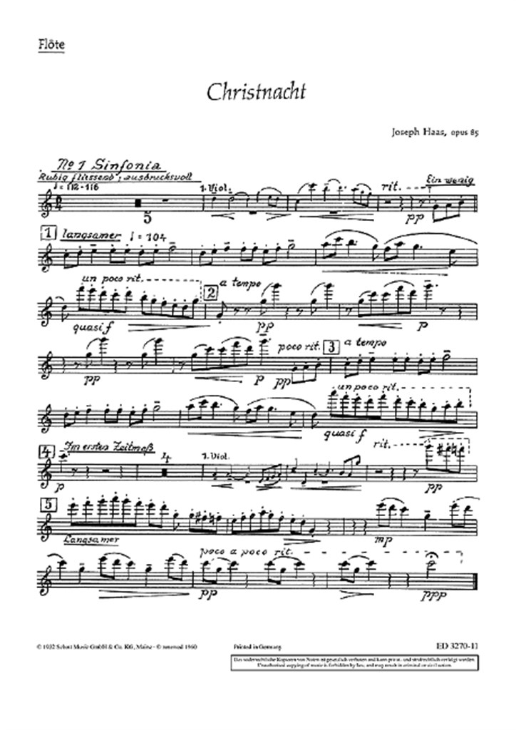 Christnacht op. 85