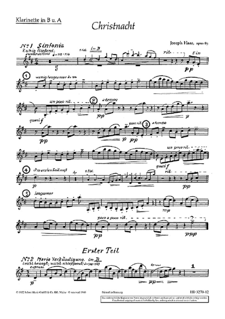 Christnacht op. 85