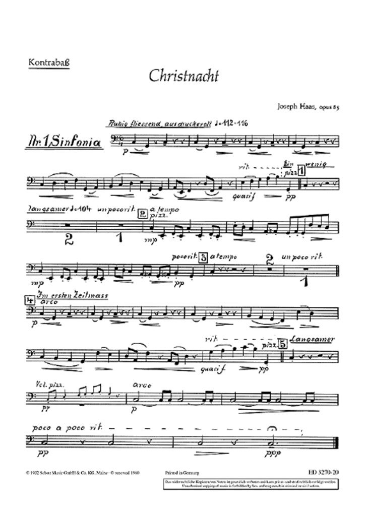 Christnacht op. 85