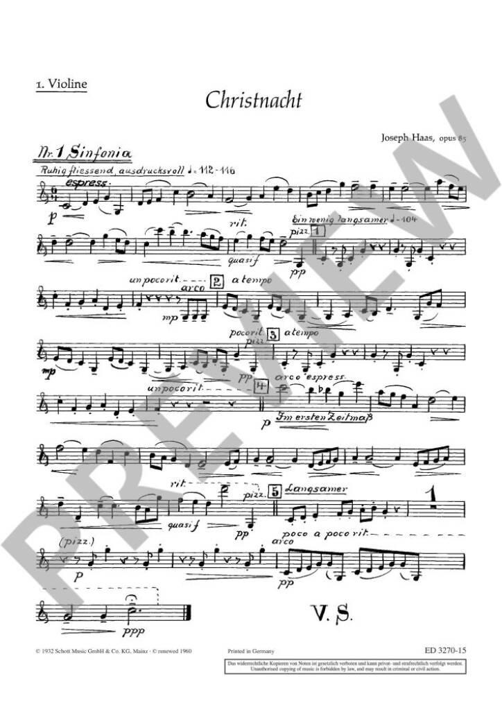 Christnacht op. 85