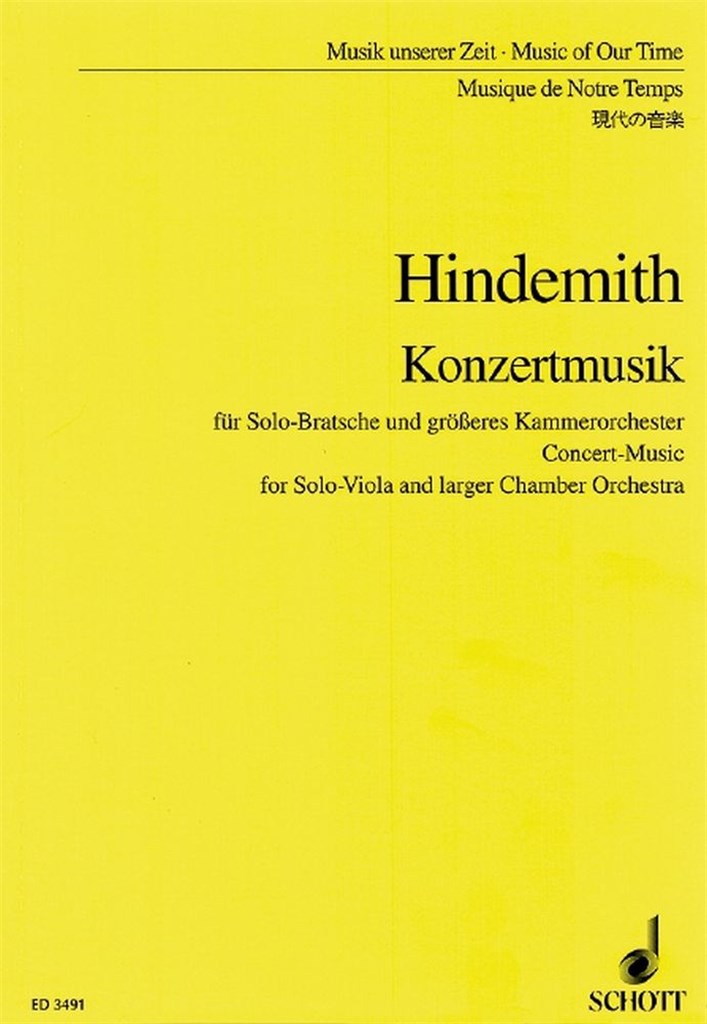 Concert music op. 48