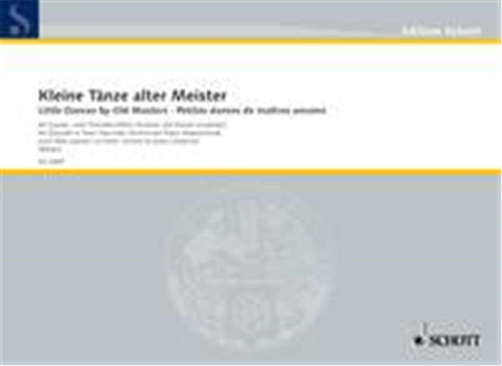 Kleine Tanze Alter Meister Bfl/P
