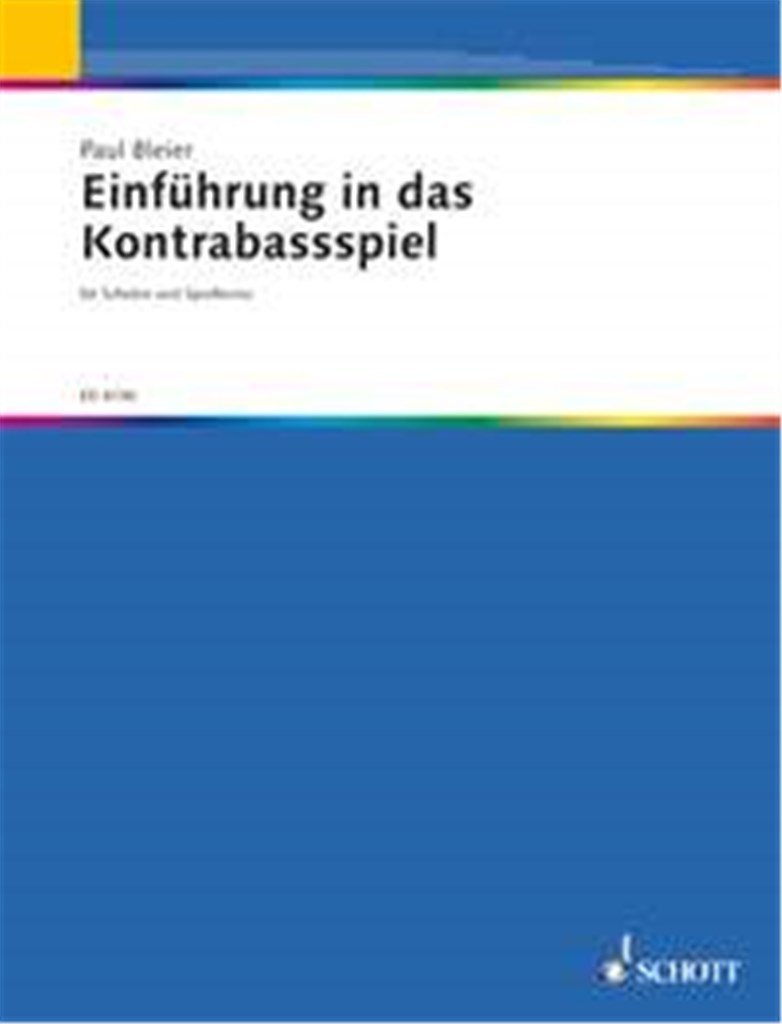 Einfuhrung in das Kontrabassspiel