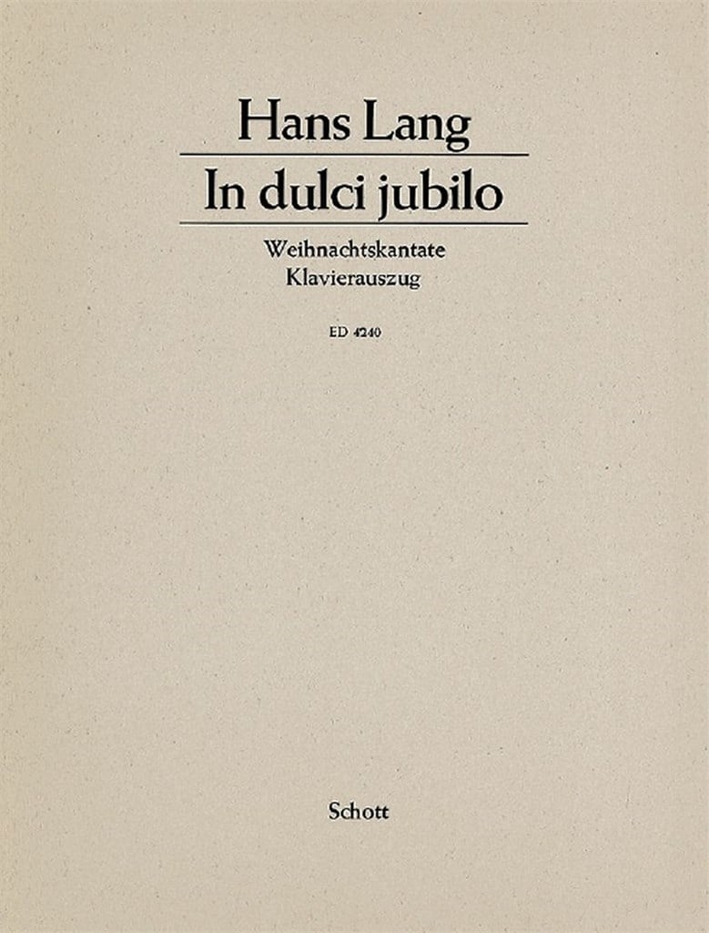 In dulci jubilo op. 51