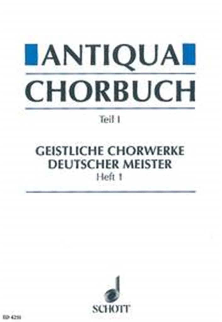 Antiqua-Chorbuch Teil I / Heft 1