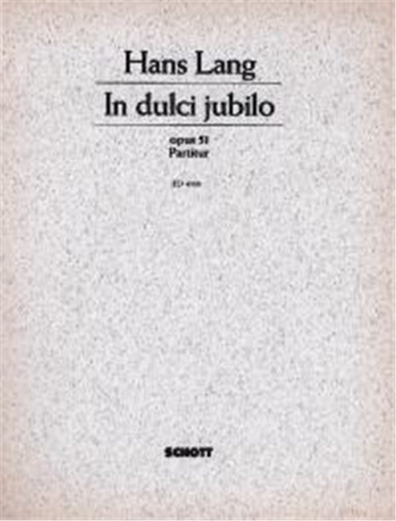 In dulci jubilo op. 51