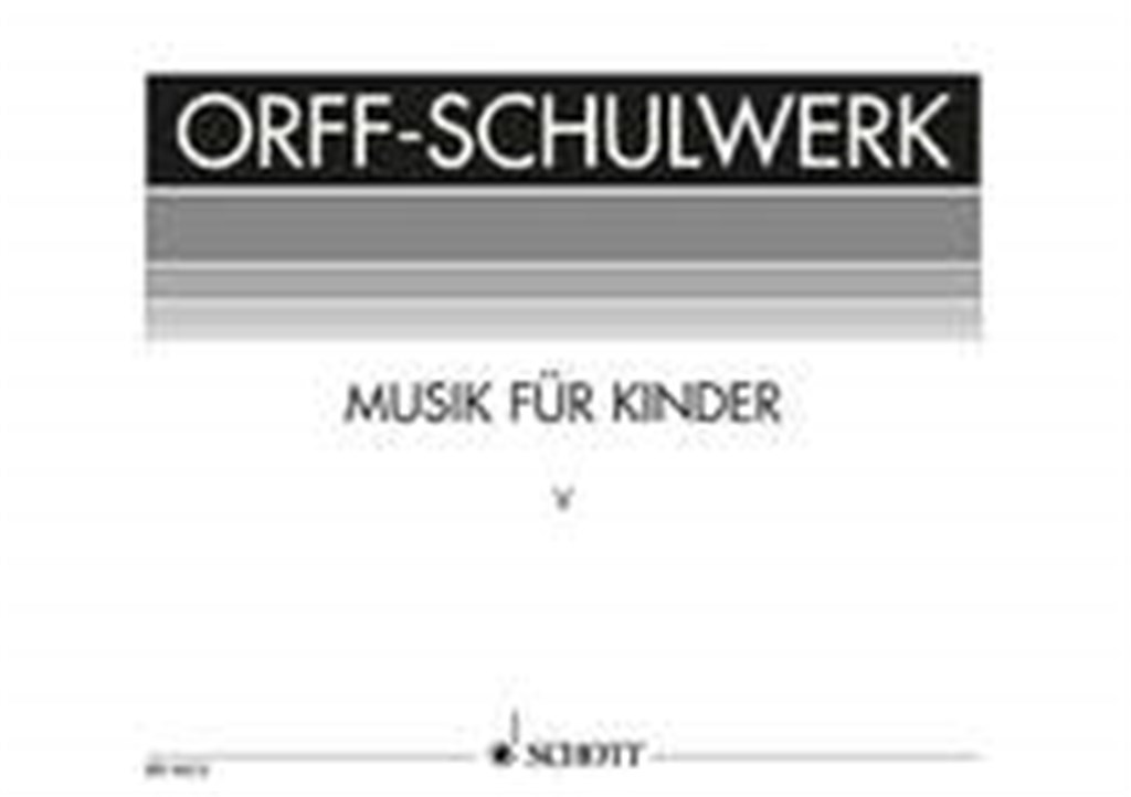 Schulwerk Vol. 5 (Ted.) (Keetman)
