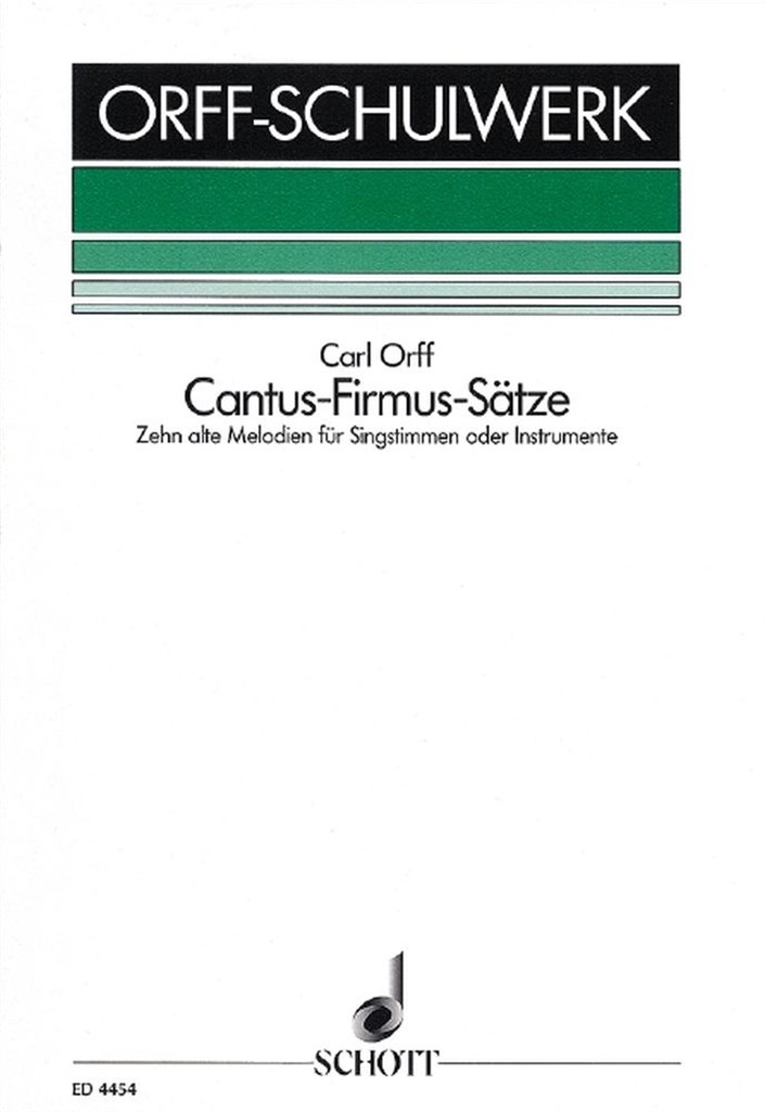 Cantus-firmus-Satze