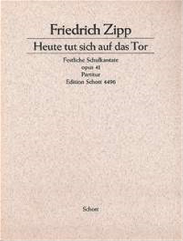 Heute tut sich auf das Tor op. 41