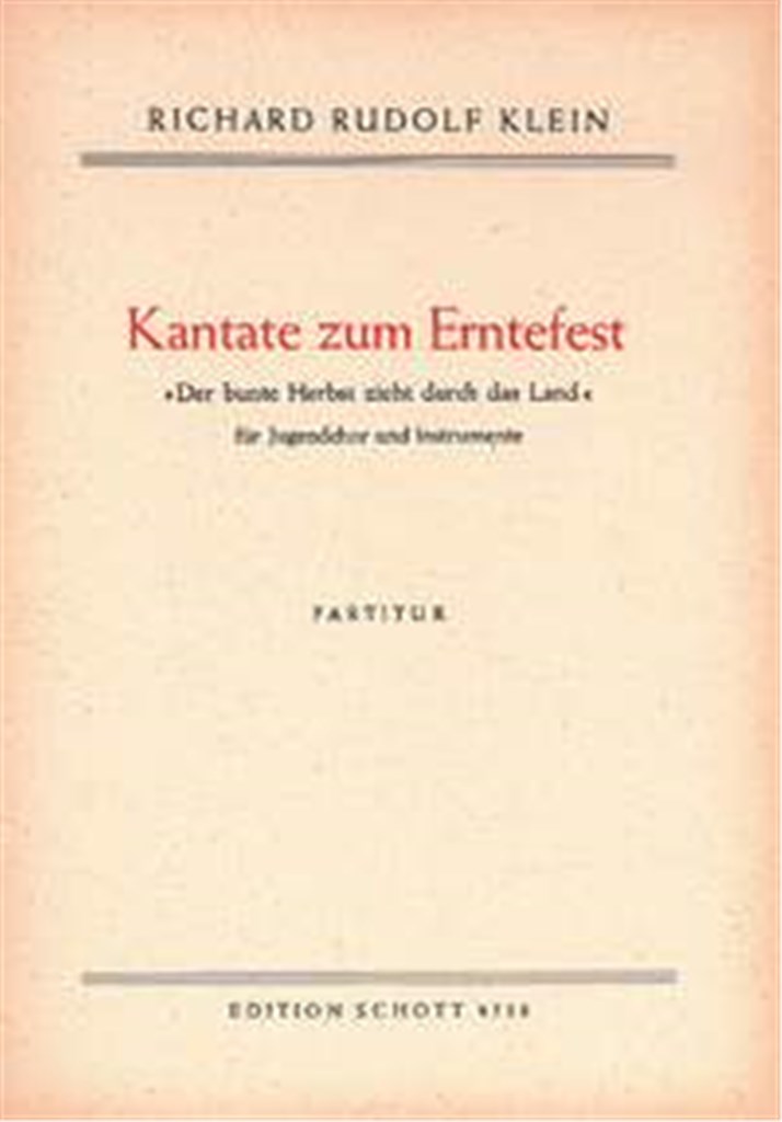 Kantate zum Erntefest