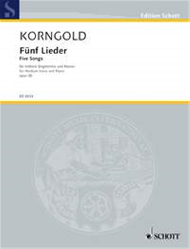Five Songs op. 38