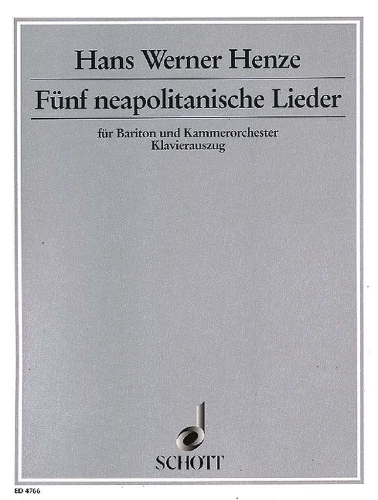 Cinque canzoni napoletane