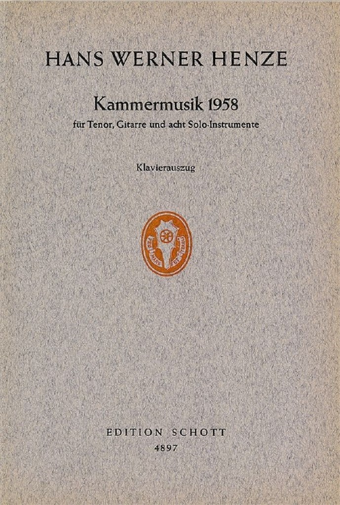 Kammermusik 1958 Ka