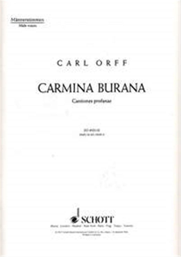 Carmina Burana ( Tenor/Bass )