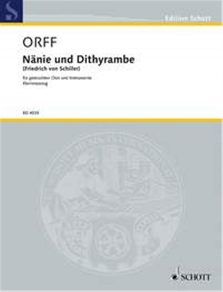 Nänie und Dithyrambe