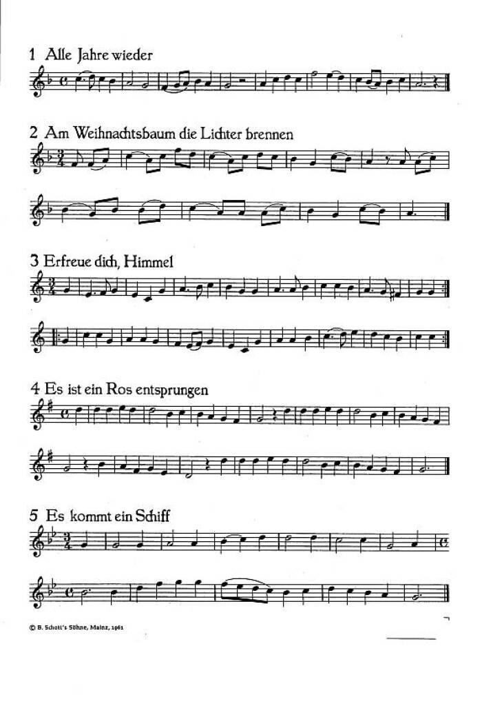 Unsere Weihnachtslieder