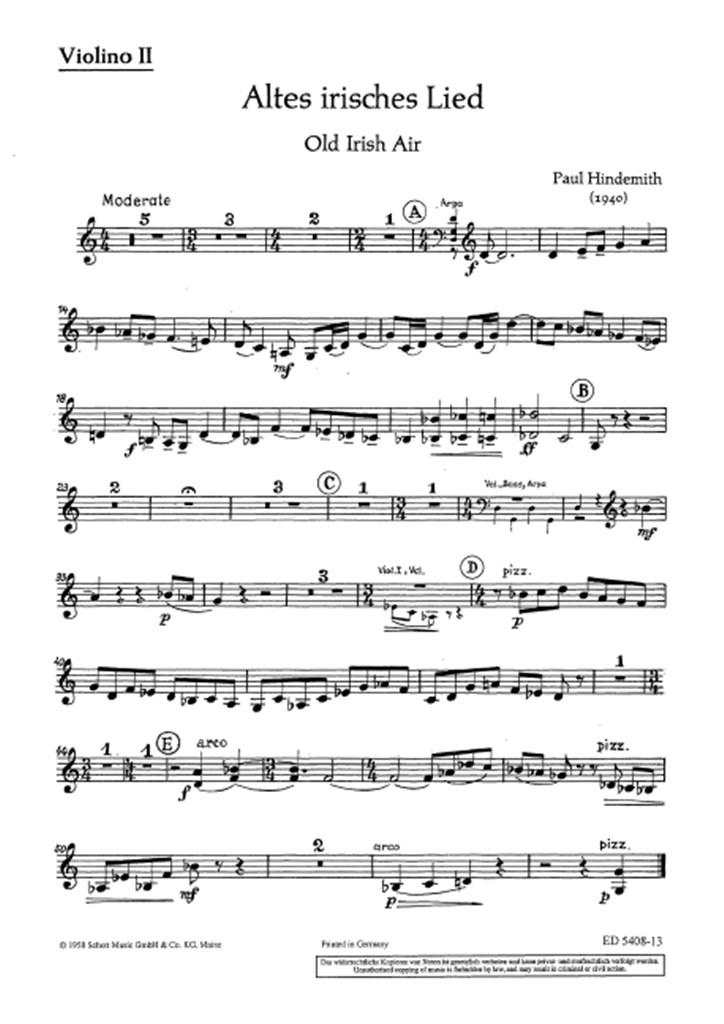 Altes irisches Lied