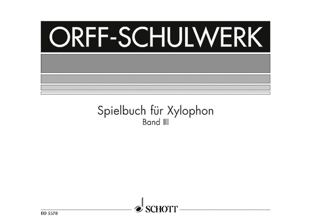 Spielbuch für Xylophon Vol. 3