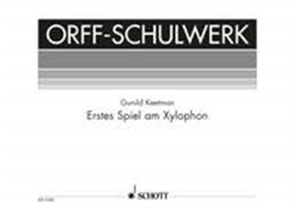 Erstes Spiel am Xylophon