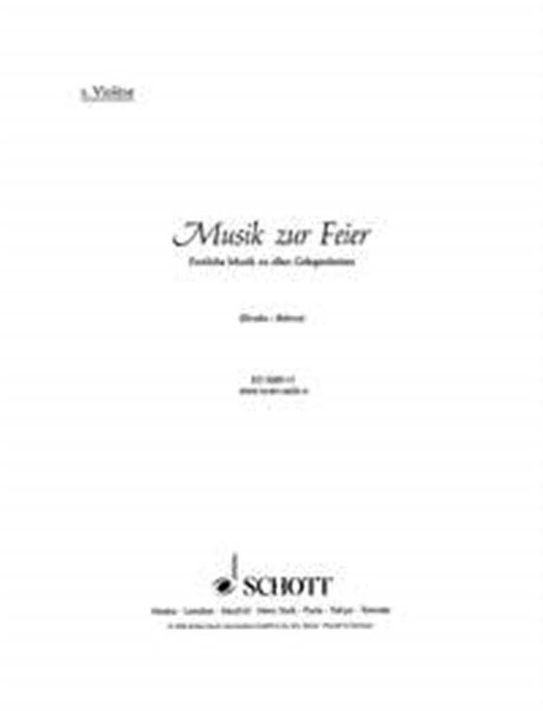 Musik zur Feier