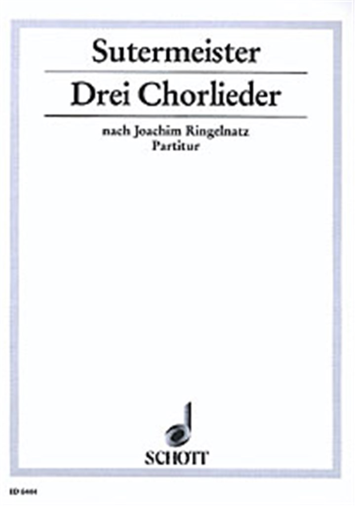 Drei Chorlieder