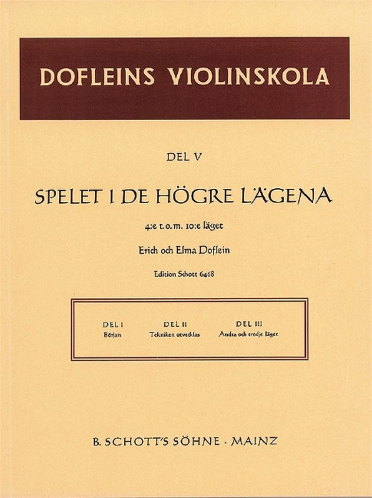 Dofleins Violinskola Band 5