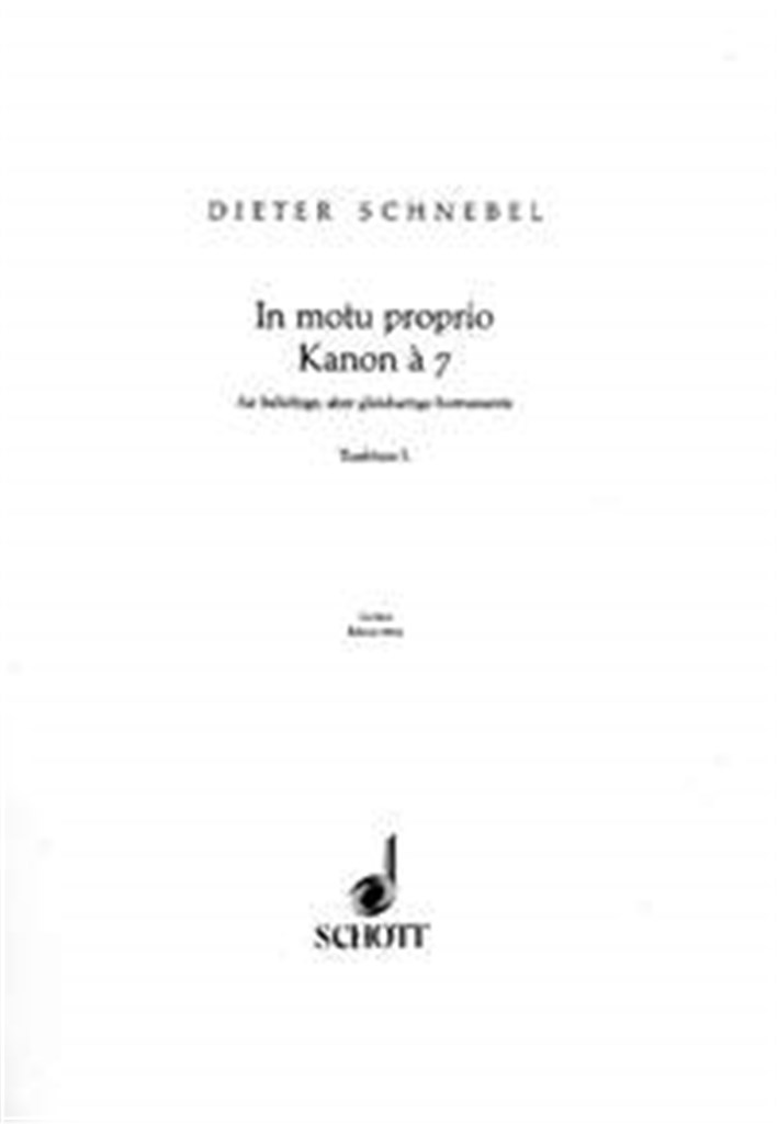 In motu proprio
