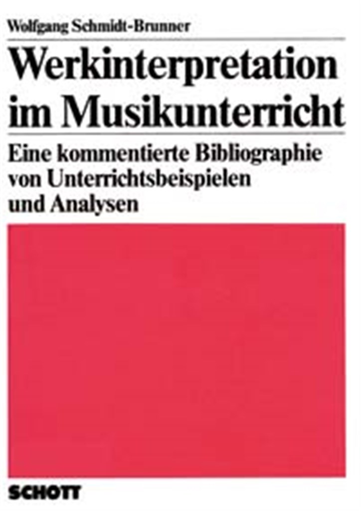 Werkinterpretation im Musikunterricht