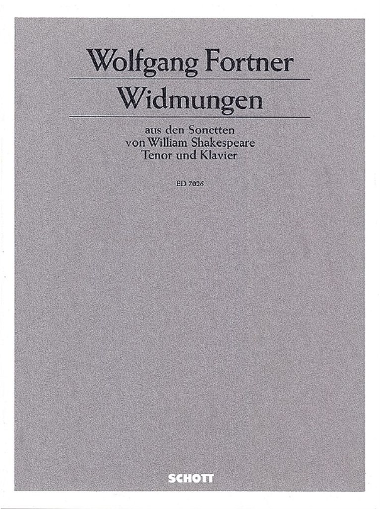 Widmungen