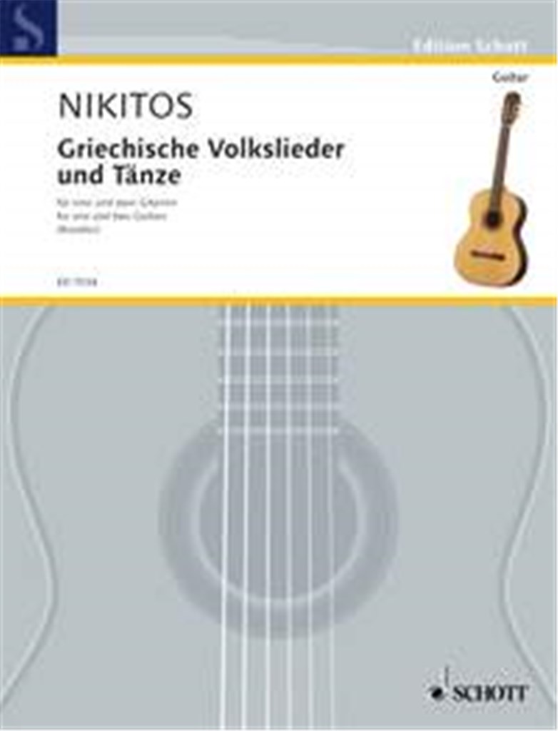 Griechische Volkslieder u. Tänze in leichten Sätze