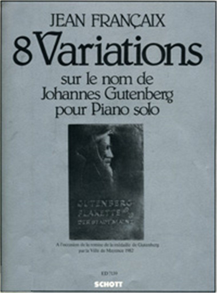 Variations (8) Sur Le Nom De J. Gutenberg