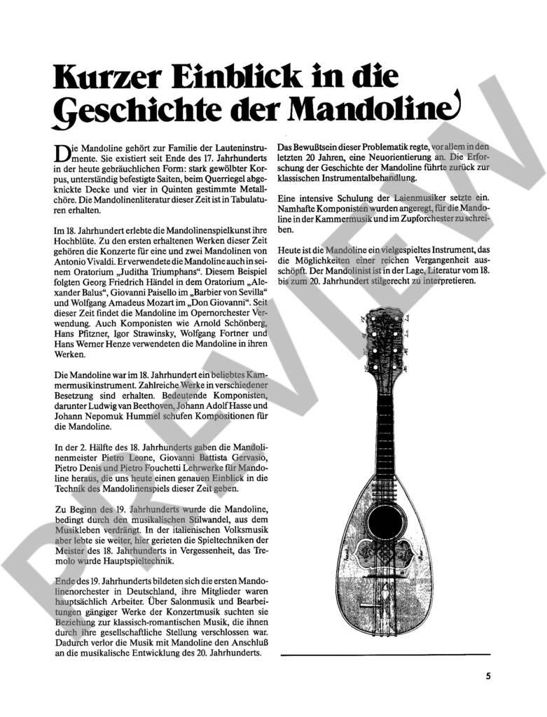 Mandolinen Schule