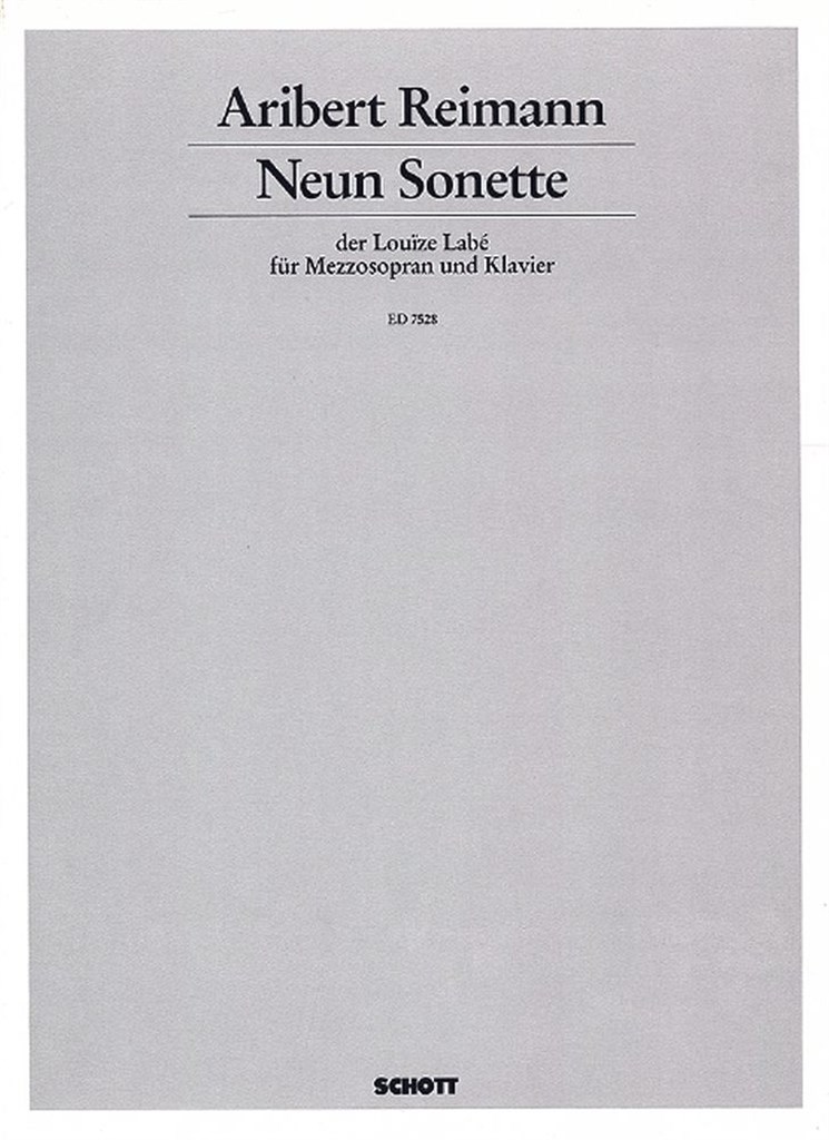 Neun Sonette der Louïze Labé