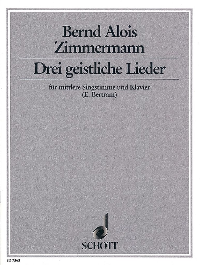 Drei geistliche Lieder