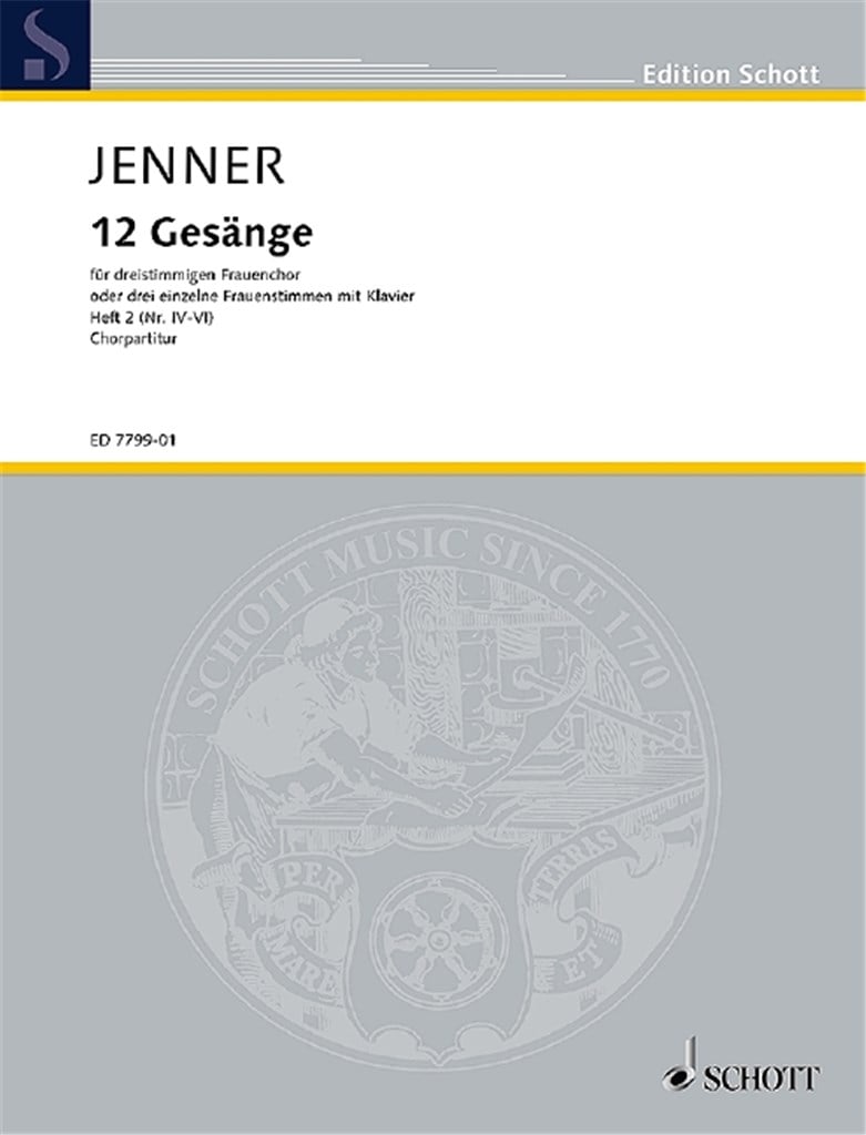 Zwölf Gesänge op. 3 Heft 2
