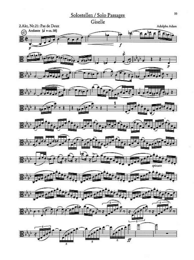 Test Pieces for Orchestral Auditions Viola