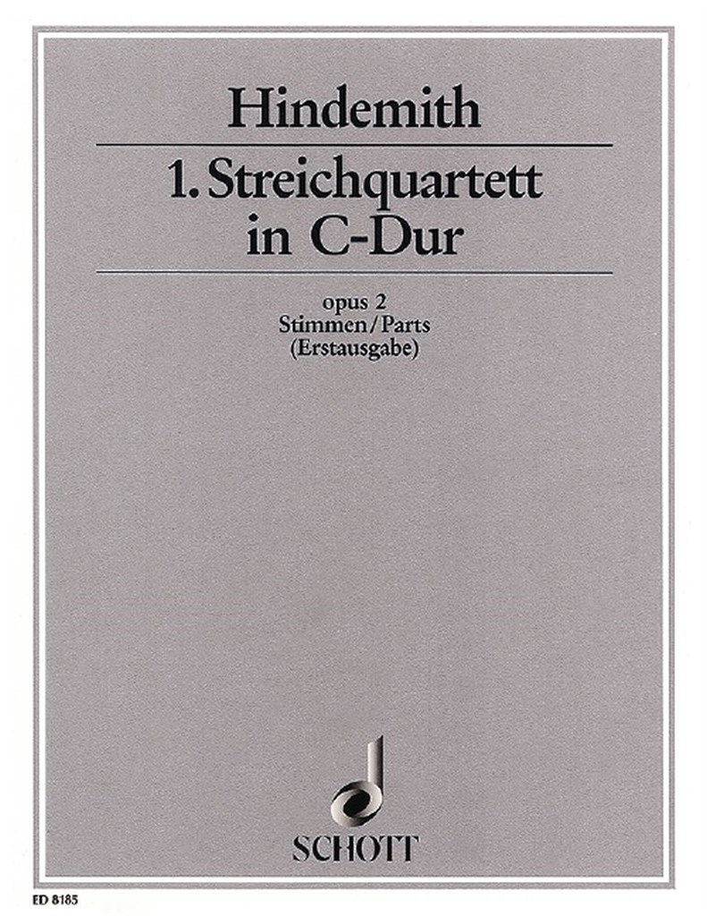 1st String Quartet C Major op. 2