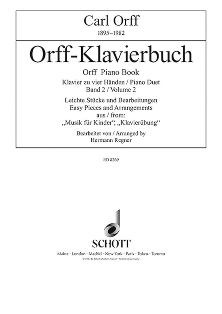 Orff Klavierbuch 2