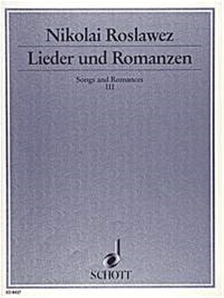 Lieder und Romanzen Band 3