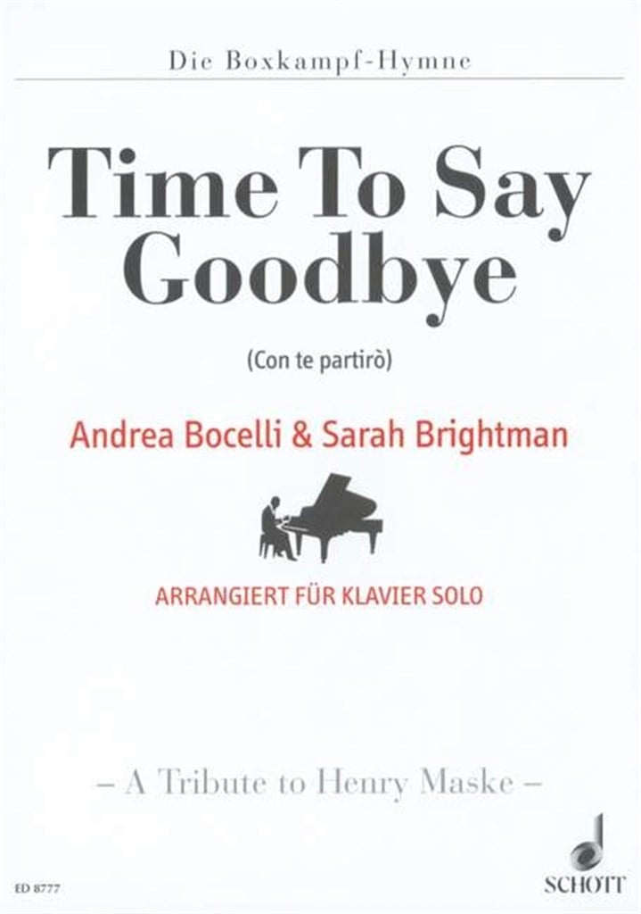 Time to say Goodbye - Con te partirò